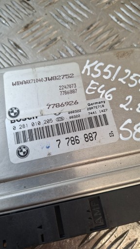 Unité de contrôle Moteur BMW E46 2.0D 136KM
