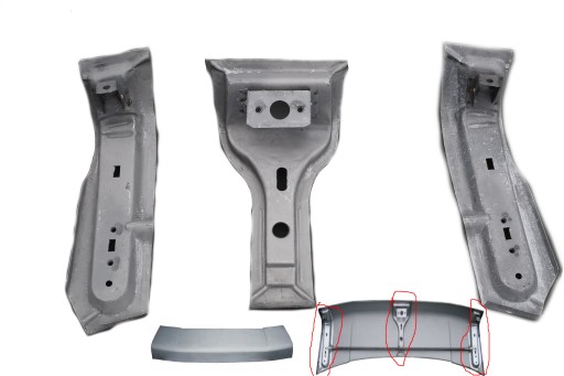 AB3545280-1 - ОБЛОЖКА СИЛЬНАЯ. КАПОТ MERCEDES DUCK 207-410 78-95