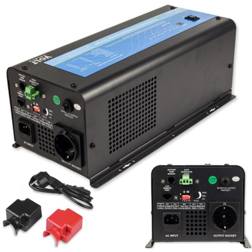 Перетворювач джерела безперебійного живлення дбж силовий синус 1500 1500 / 3000w 12v/230v
