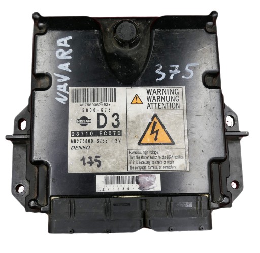 23710 EC07D - Водитель nissan navara 23710ec07d mb275800-6755