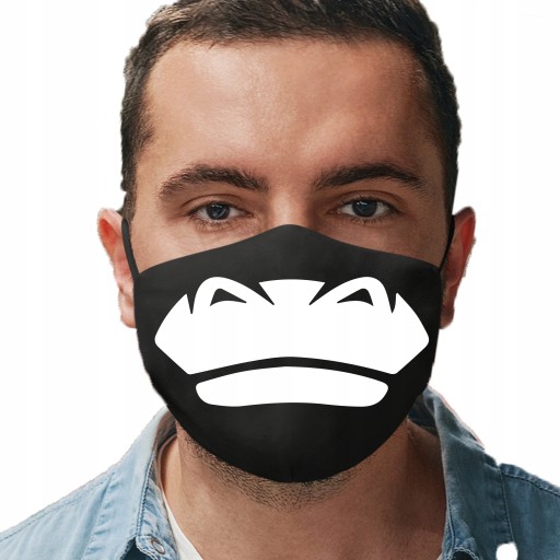 Бавовняна маска чорна 1 шт.