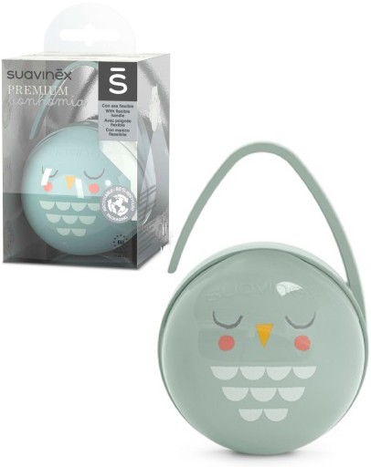 Контейнер для пустушки Suavinex, відтінки зеленого