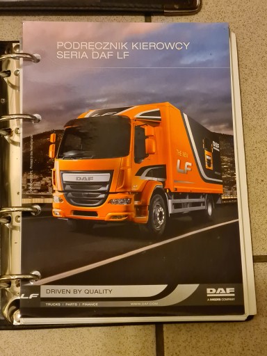 DAF LF инструкция + кейс, PL 2018