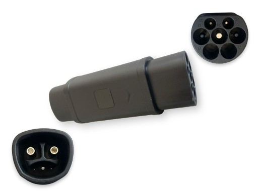 240V 32A - Адаптер зарядний для tesla usa for gbt socket nacs case ev 32 a 200-240v