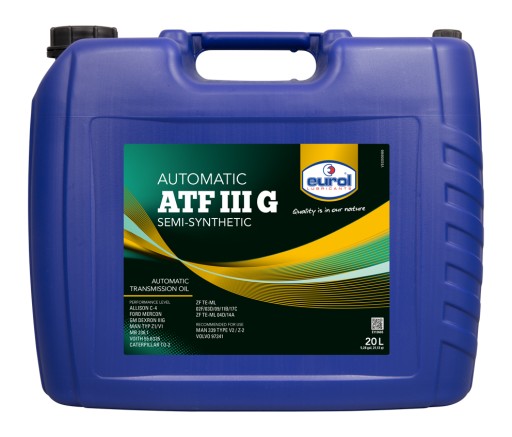 Eurol atf iii g 20л - дексрон iii g mercon man