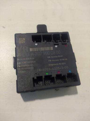 MERCEDES W207 модуль управління дверима a2079000800
