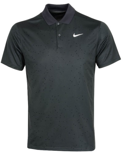 Футболка-поло Nike Dry Victory Micro Print, розмір M, чорна