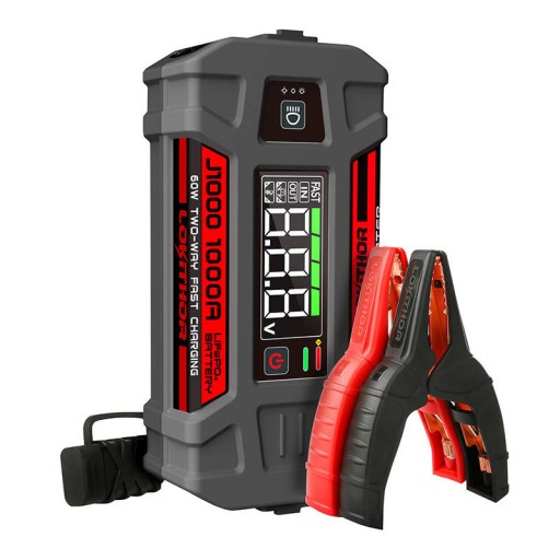 LOKITHOR CAR POWERBANK BOOSTER JUMP STARTER ДЛЯ АВТОМОБІЛЯ 1000A 60W LED