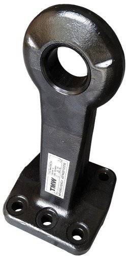 0687 - Ушко дышла fi 40 универсальное для 6 винтов