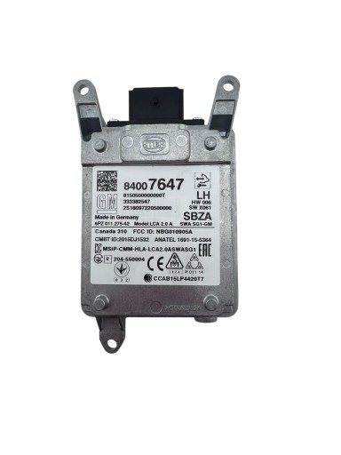 Датчик слепых зон opel insignia 84007647