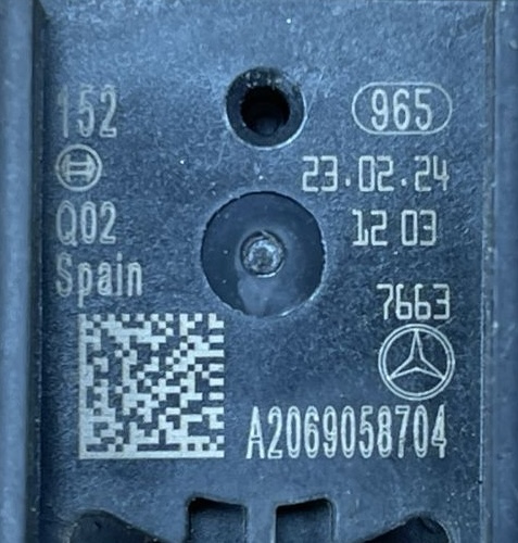 MERCEDES C V W206 EQS V297 21- sensor OCHRONY PIESZYCH A2069058704