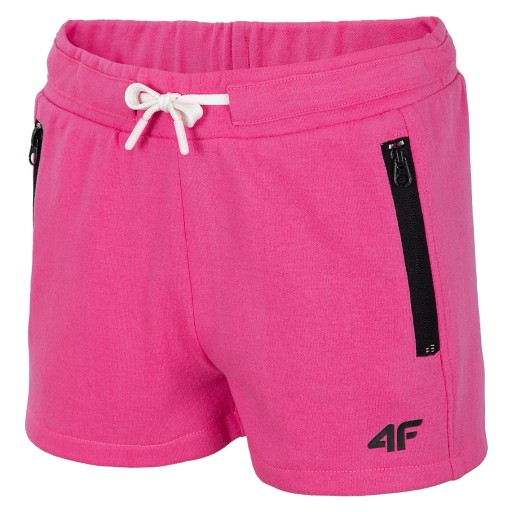 Шорти 4F 140 рожеві до середини стегна