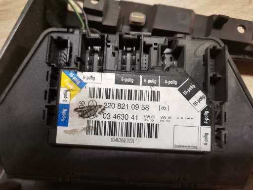PANEL de chauffage Siège Gauche Arrière MERCEDES S KLASA W220 A2208210958