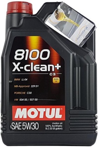 MOTUL 8100 X-CLEAN+ 5W30 SM/CF C3 5L