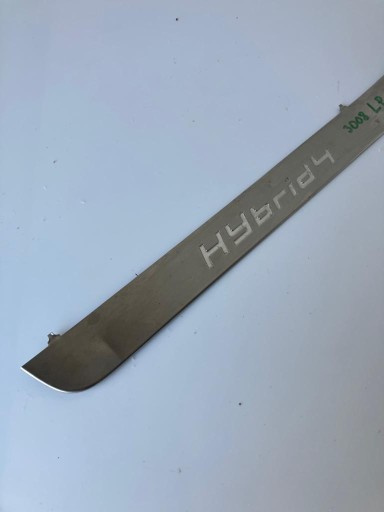 cap of the threshold moulding CHROM PEUGEOT 3008 HYBRID4 left front