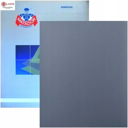 Матадор воды наждачная бумага лист P600 50шт