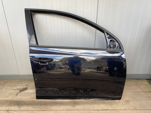VW GOLF VI HB 5D complete door right front front LC9X black