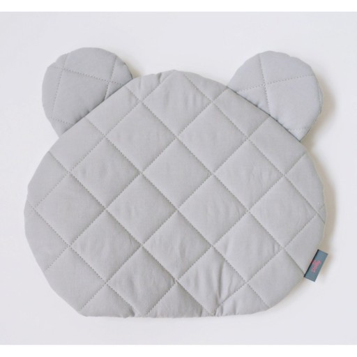 ПОДУШКА ДОЛЛІ БЕР ПЛОСКА СТЕБАННА СІРА