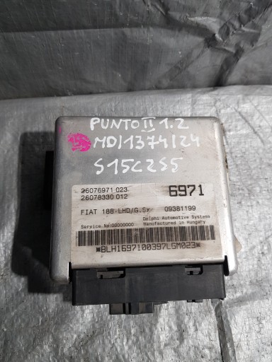 Bedienteil Computer Fiat Punto II 26076971023