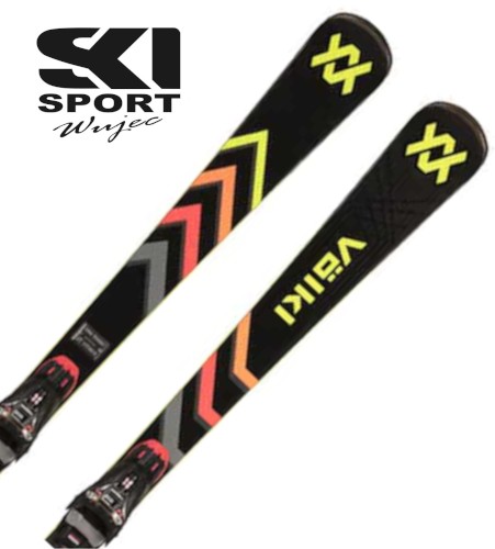 美品】Volkl Racetiger SC 163cm LEKIポール付(Narty Volkl 美品】Volkl Racetiger SC 163cm LEKIポール付(Narty Volkl