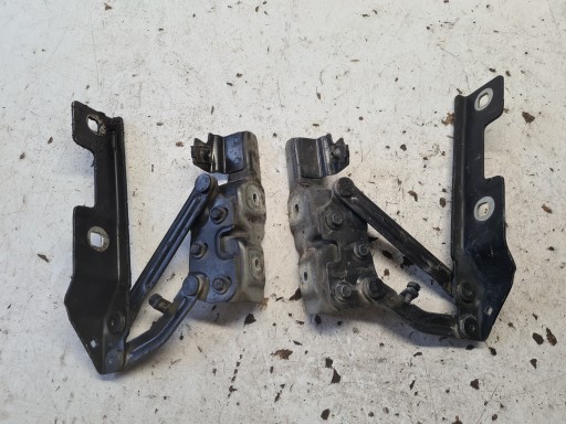 OPEL ASTRA J hinge bonnets right left hinges Z20R black, KOMPLET