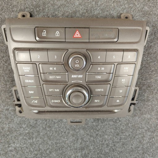 Bedienteil Radio Navigation brazowa Opel Zafira C 20963728