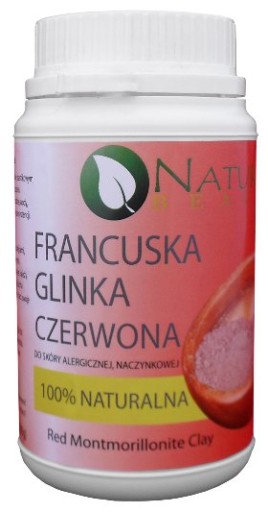 NATURAL BEAUTY GLINKA CZERWONA 500G