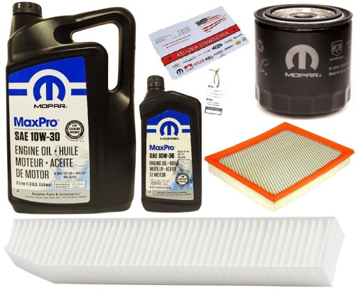 MOPAR 10W30 + ФІЛЬТРИ JEEP GRAND CHEROKEE 4.0 99-04