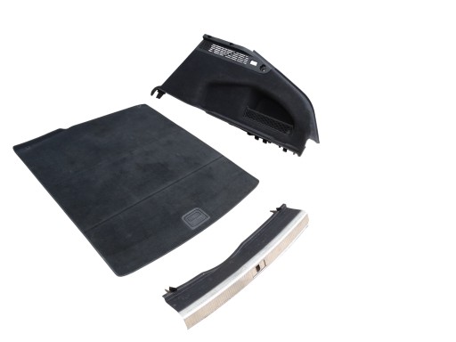 AUDI A7 SPORTBACK 10-18 inner boot black, side floor mats