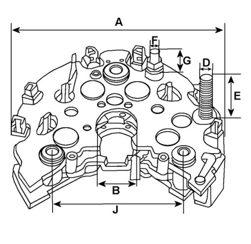 Грузовой 330636 выпрямитель, генератор