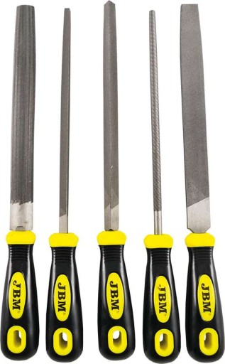 JBM НАБІР СЛЮСАРНИХ ФАЙЛІВ 310 ММ 5 ШТ.