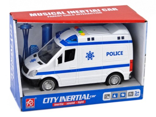 Поліцейська машина зі звуком і світлом