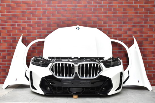 bonnet bumper radiators, wall lights LED pillar BMW X6 G06 LCI m-packet