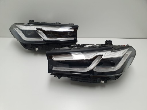 5A388C7 5A388C8 - Bmw 5 g30 g31 lci lift full led левая правая адаптивная передняя лампа левая пра