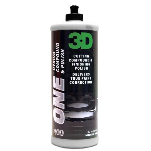3D Car Care ONE Hybrid Compound&Polish 946 мл - паста ONE STEP + БЕЗКОШТОВНО