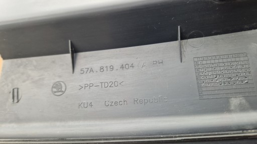Wasserkastenabdeckung Wasserkasten SKODA KAROQ 57A819404A rechts wie neu Original
