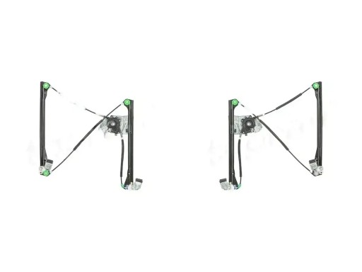 111 710 - 2 склопідйомники TOPRAN FRONT L+R для VW POLO III