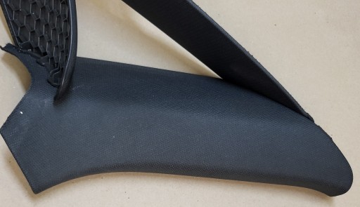 cover side SLUPKA C left rear part black, AUDI A4 B9 8W sedan S-LINE OE