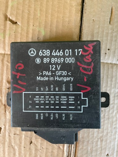 898969000 - Модуль підвіски водія mercedes vito w6384460117