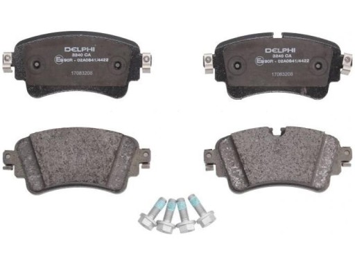 LP3240 - Гальмівні колодки задні AUDI A4 15-