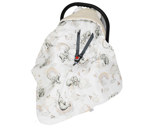 СПАЛЬНИЙ МІШОК ДЛЯ АВТОМОБІЛЬНОГО КРИСІЛА З КАПЮШОНОМ