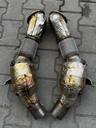 FERRARI SF90 exhaust pipe rury wydechowe catalyst 939968 939966