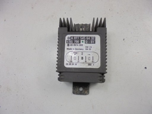 MERCEDES S W220 модуль вентилятора a0275456532