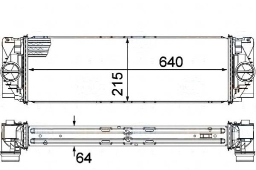 8ML 376 - ІНТЕРКУЛЕР BEHR HELLA MERCEDES SPRINTER 3.5-T 319