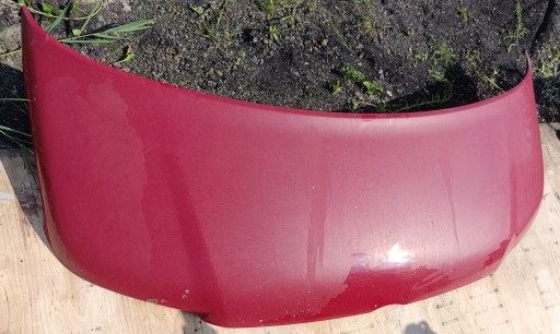 VW T5 bonnet red