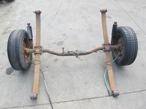 FIAT DOBLO and 1 axis suspension beam rear part rear RESORY wheels KOMPLET