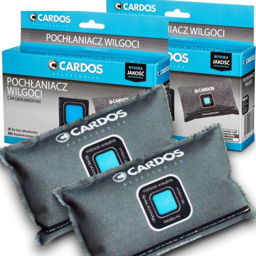 2X АВТОМОБІЛЬНИЙ ПОГЛИНАЧ ВОЛОГІ K2 CARDOS ANTI-FEATURE ДЛЯ АВТОМОБІЛЯ БАГАТОРАЗОВИЙ