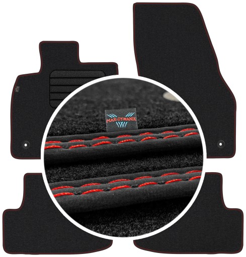 VW T-Roc 2017-Велюрові килимки