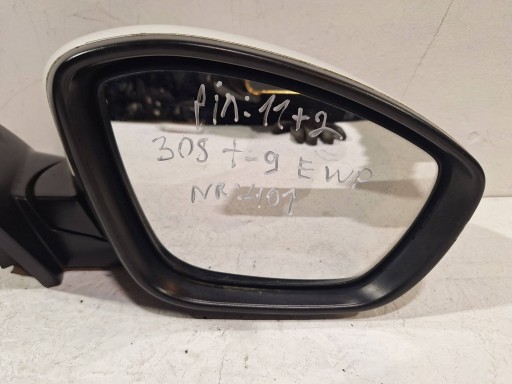 mirror exterior right 13 PIN PEUGEOT 308 II T9 13