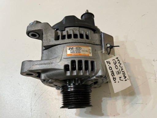 104211-9700 150A - Hyundai i30 iii n 2.0 t-gdi lift 2022r продуктивність генератора 37300-2gpd0